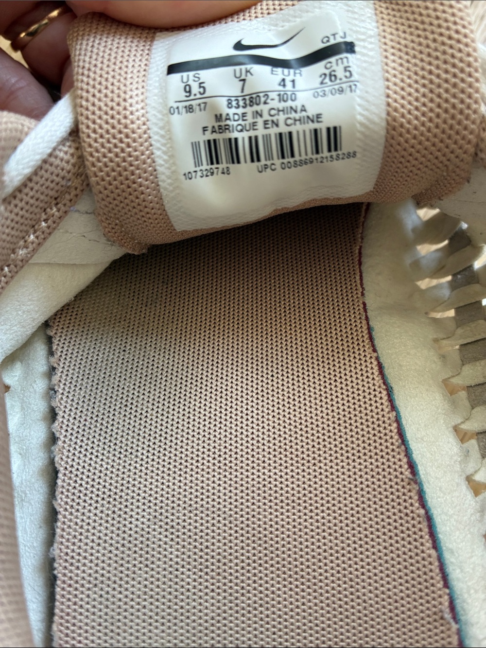 Nike white Lace-Up Sneakers - Picture 2 of 4